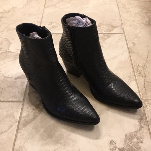 vegan snakeskin boots